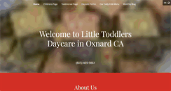 Desktop Screenshot of littletoddlersdaycare.com